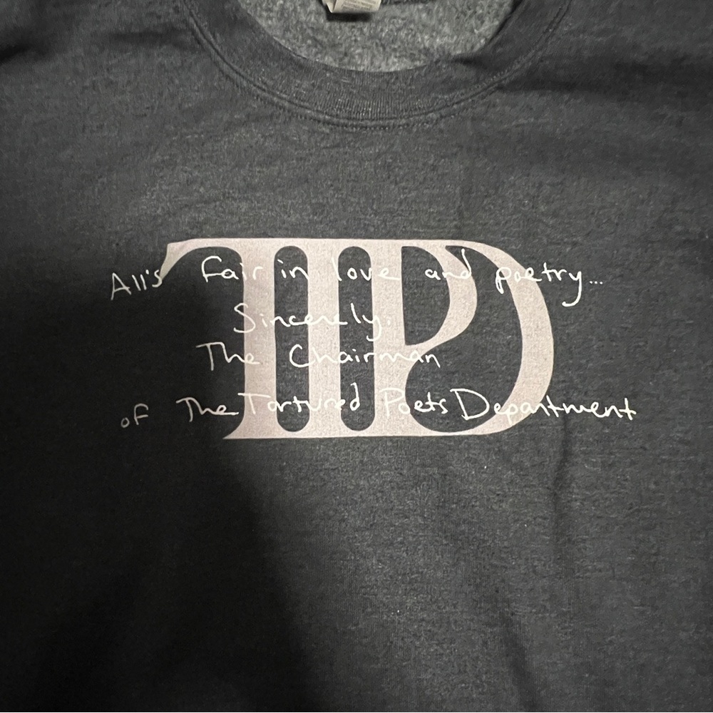 Taylor Swift Famnade Tortured Poets Department crewneck sweatshirt - Picture 4 of 4